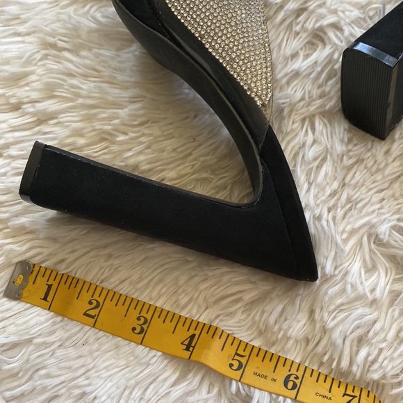 Womens  heeled slides sandals, Size  7 - Picture 12 of 13